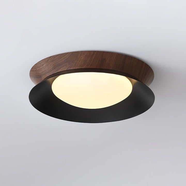 Wood Grain Round Ceiling Light - Vakkerlight