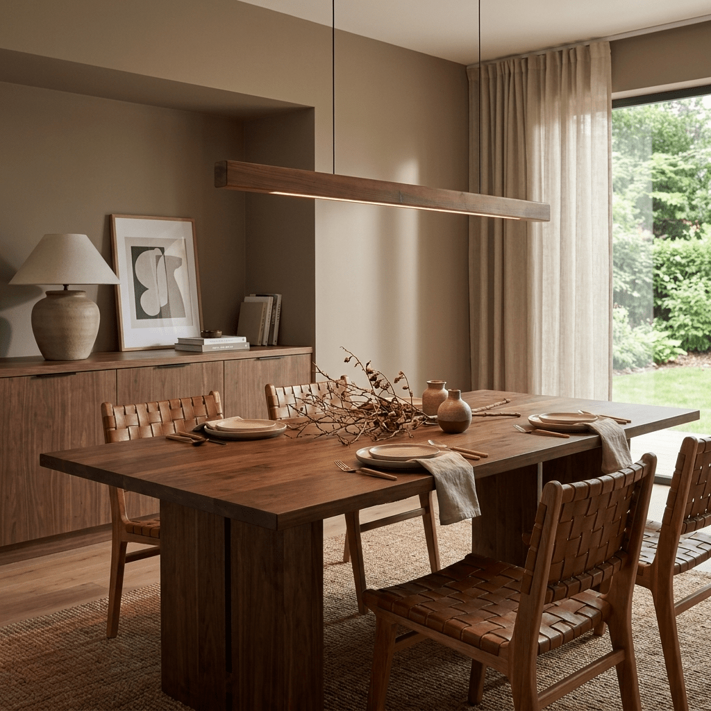 Wood Linear LED Pendant Light - Vakkerlight