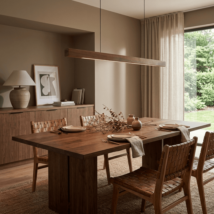 Wood Linear LED Pendant Light - Vakkerlight
