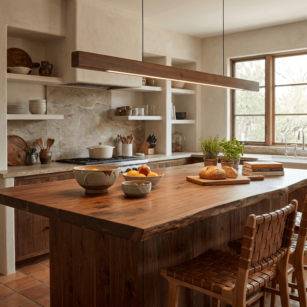 Wood Linear LED Pendant Light - Vakkerlight