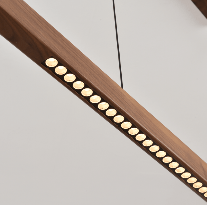 Wood Linear LED Pendant Light - Vakkerlight