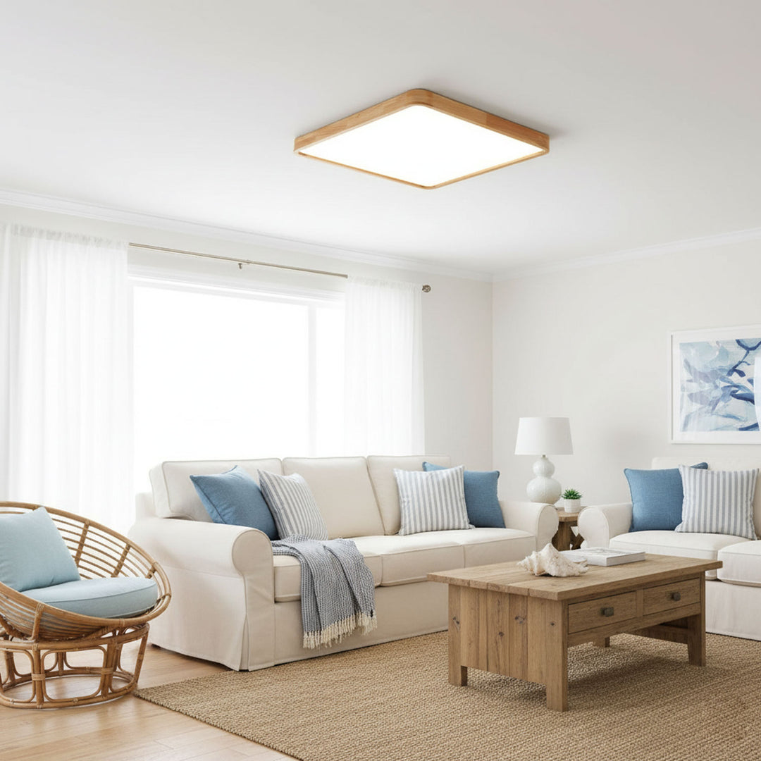 Wooden Geometric Ceiling Light - Vakkerlight