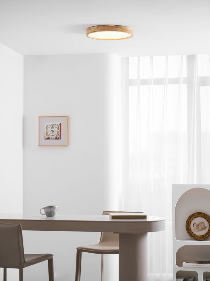 Wooden Geometric Ceiling Light - Vakkerlight