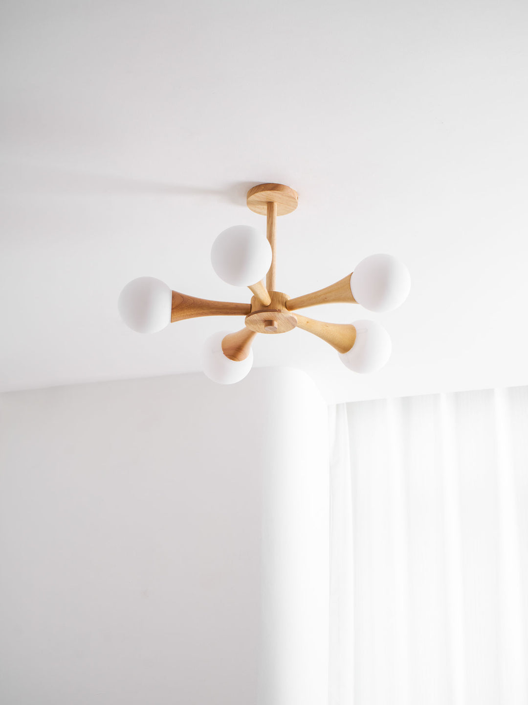 Wooden Nera Chandelier - Vakkerlight