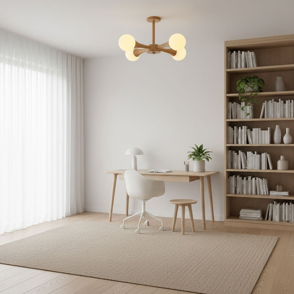 Wooden Nera Chandelier - Vakkerlight