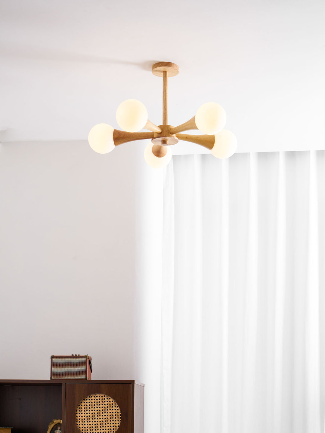 Wooden Nera Chandelier - Vakkerlight