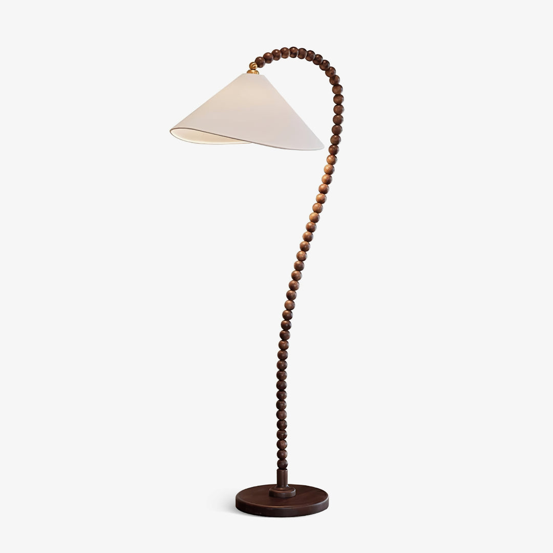 Wooden Bead Floor Lamp - Vakkerlight