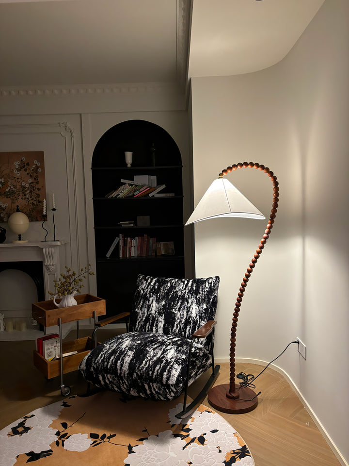 Wooden Bead Floor Lamp - Vakkerlight