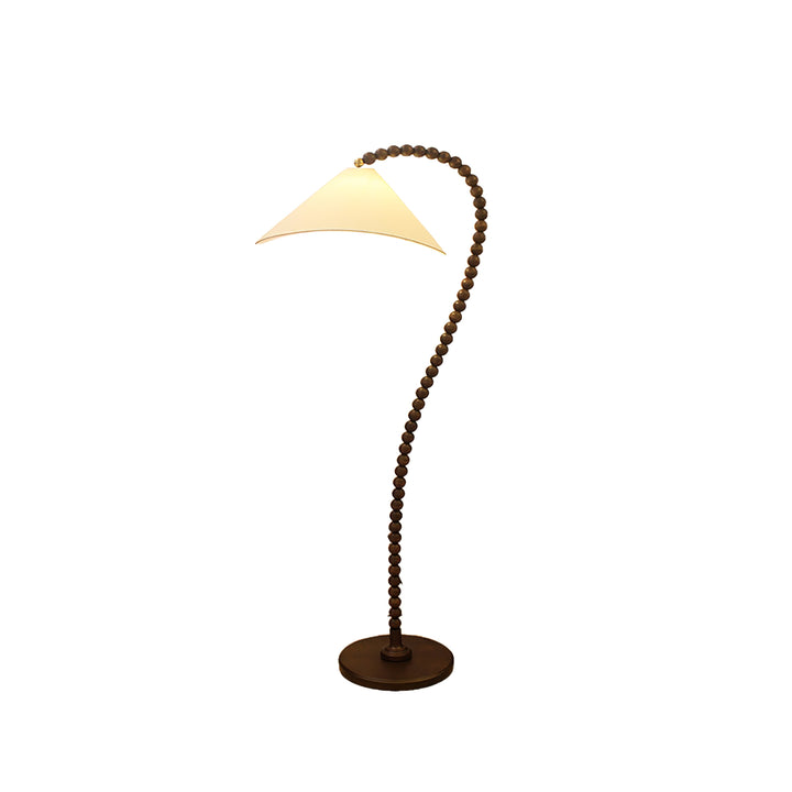 Wooden Bead Floor Lamp - Vakkerlight