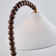 Wooden Bead Floor Lamp