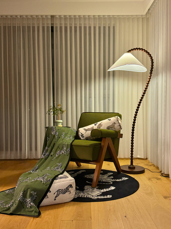 Wooden Bead Floor Lamp - Vakkerlight