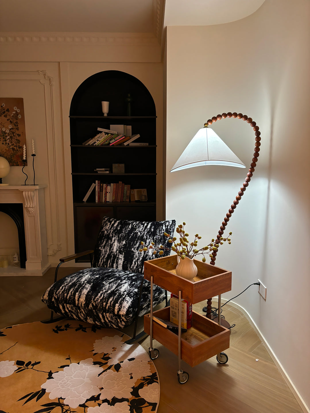 Wooden Bead Floor Lamp - Vakkerlight