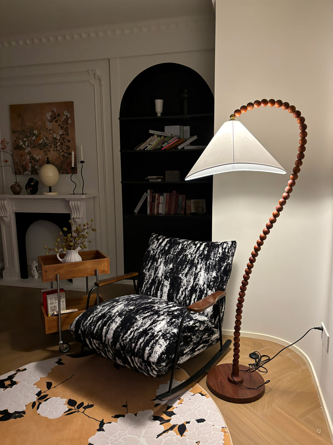 Wooden Bead Floor Lamp - Vakkerlight