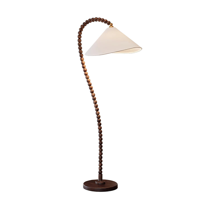 Wooden Bead Floor Lamp - Vakkerlight