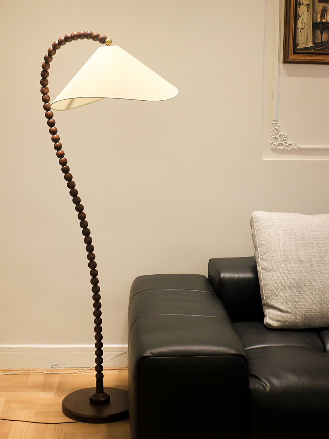 Wooden Bead Floor Lamp - Vakkerlight