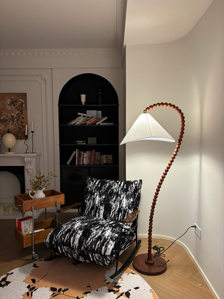 Wooden Bead Floor Lamp - Vakkerlight