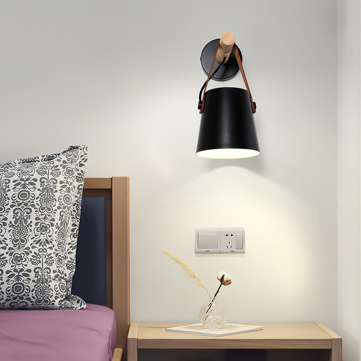 Wooden Conical Wall Light - Vakkerlight