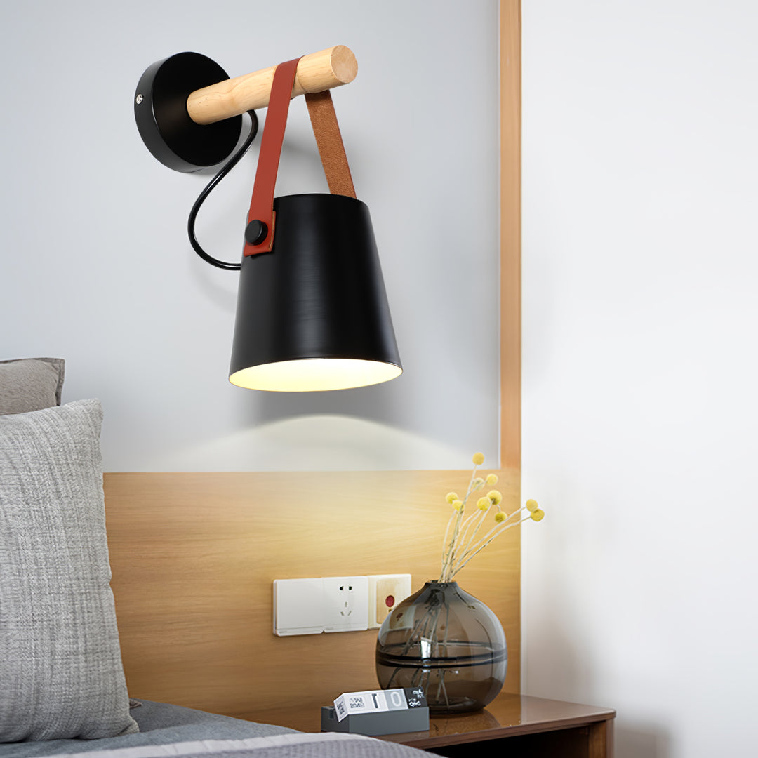 Wooden Conical Wall Light - Vakkerlight