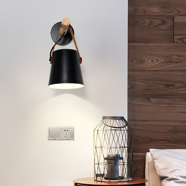 Wooden Conical Wall Light - Vakkerlight