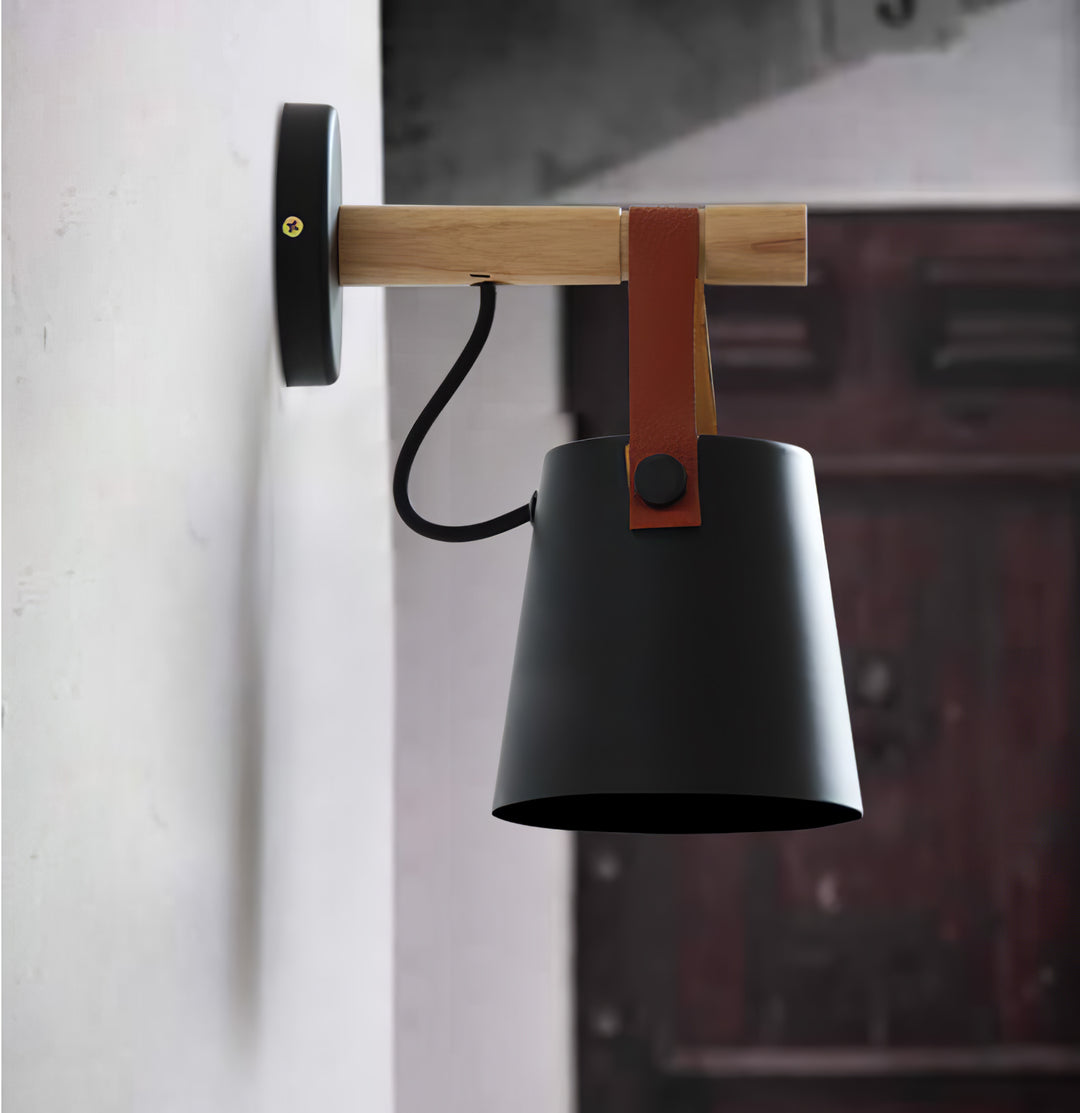 Wooden Conical Wall Light - Vakkerlight