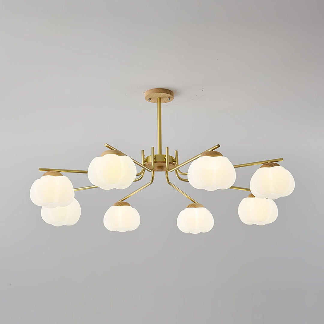 Plastic Cotton Balls Chandelier - Vakkerlight