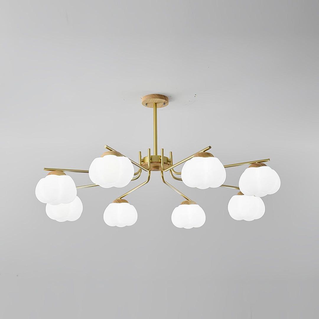 Plastic Cotton Balls Chandelier - Vakkerlight