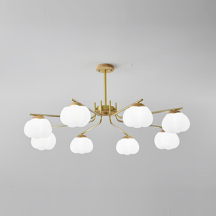 Plastic Cotton Balls Chandelier - Vakkerlight