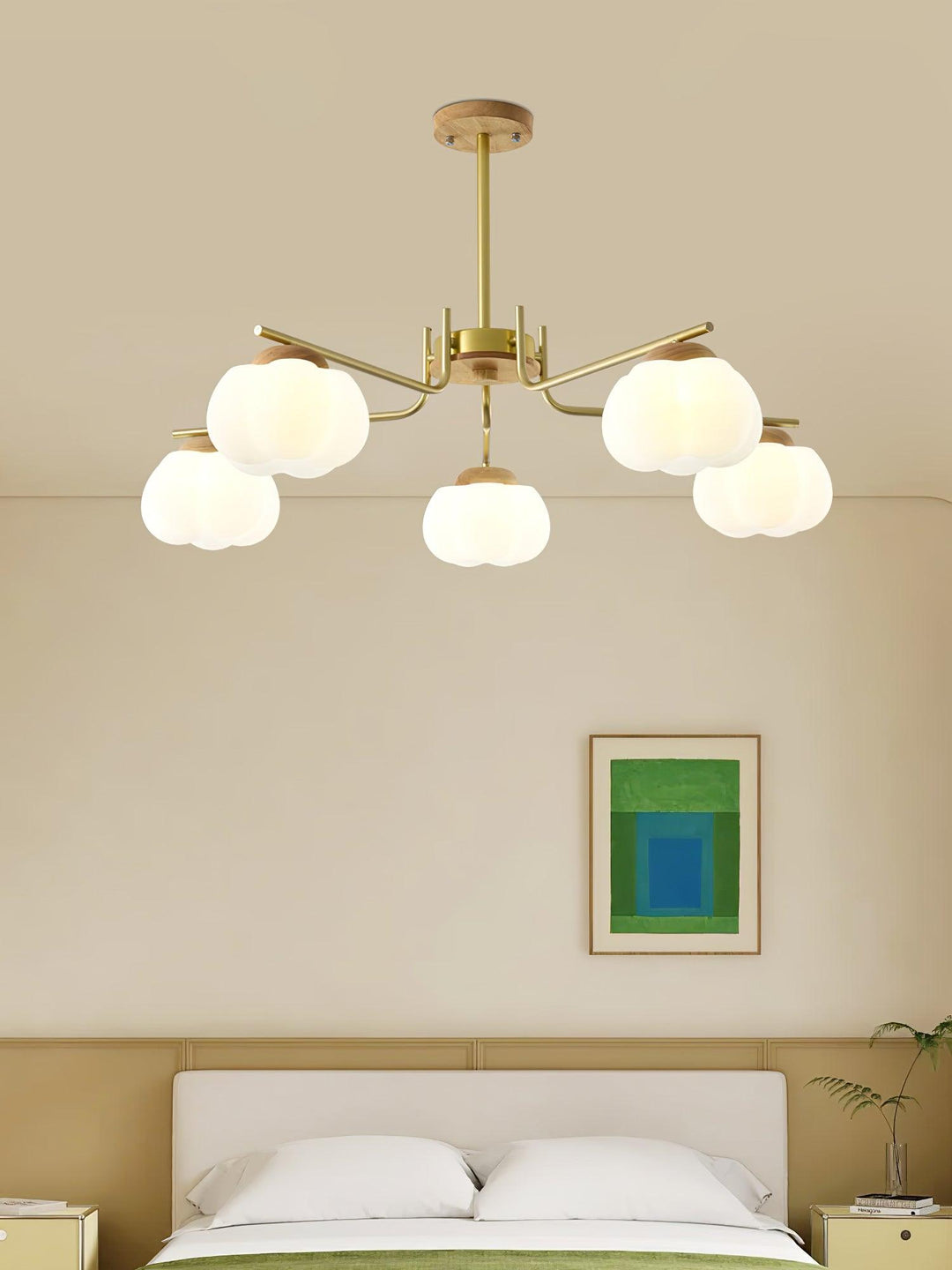 Plastic Cotton Balls Chandelier - Vakkerlight