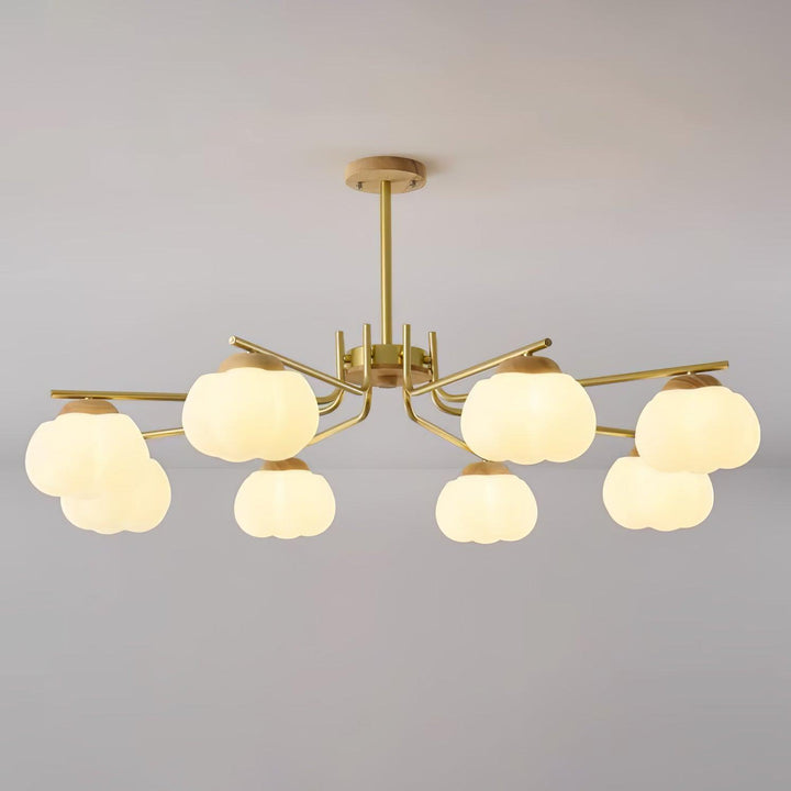 Plastic Cotton Balls Chandelier - Vakkerlight