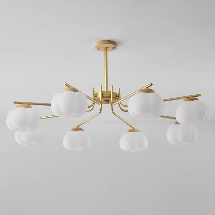 Plastic Cotton Balls Chandelier - Vakkerlight