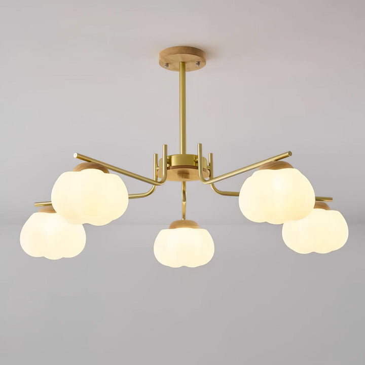 Plastic Cotton Balls Chandelier - Vakkerlight