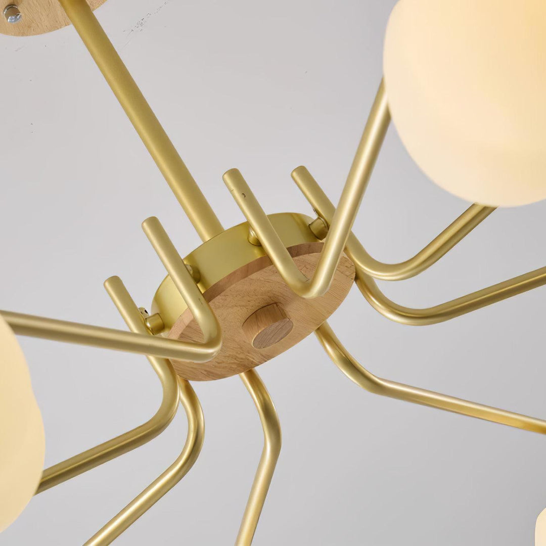 Plastic Cotton Balls Chandelier - Vakkerlight