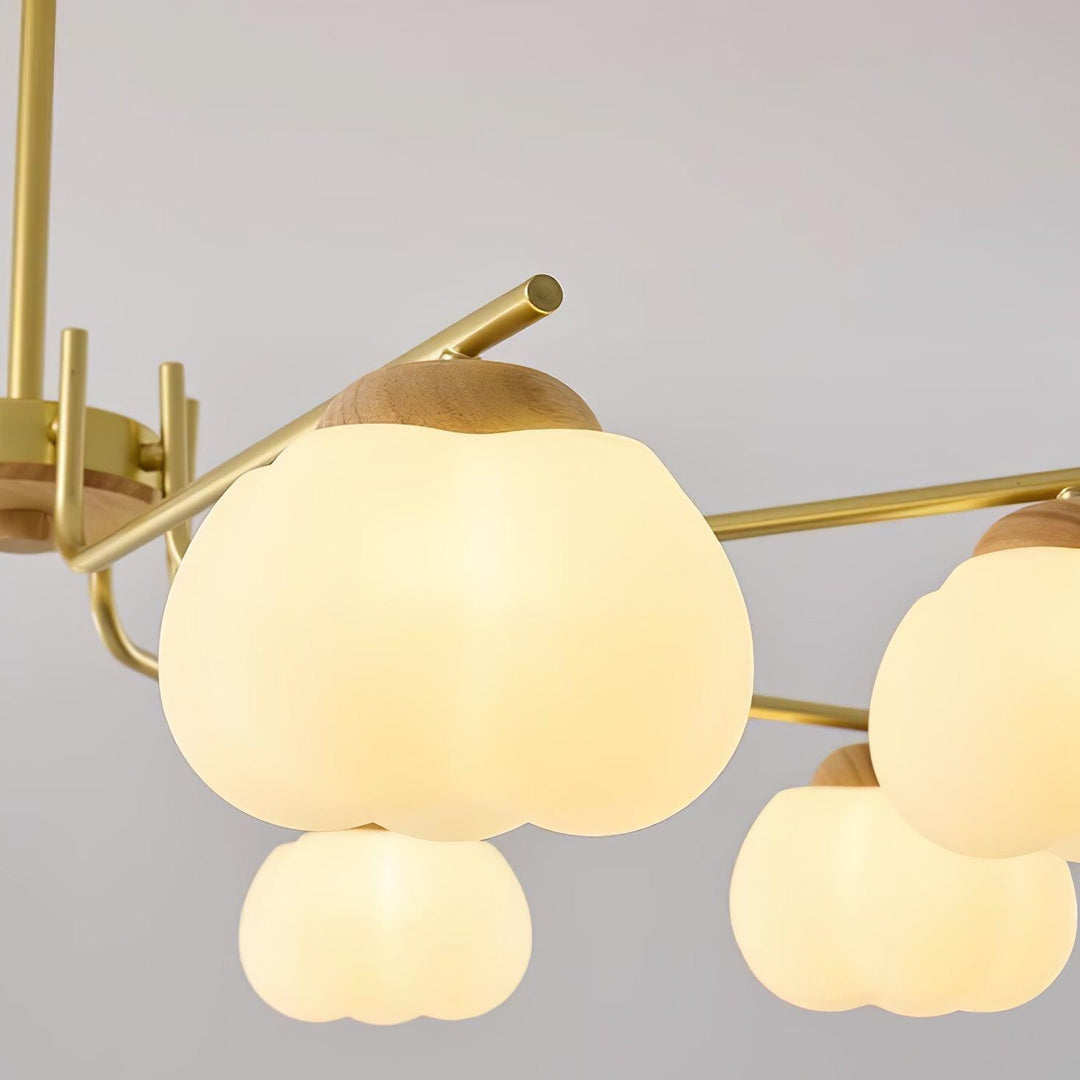 Plastic Cotton Balls Chandelier - Vakkerlight