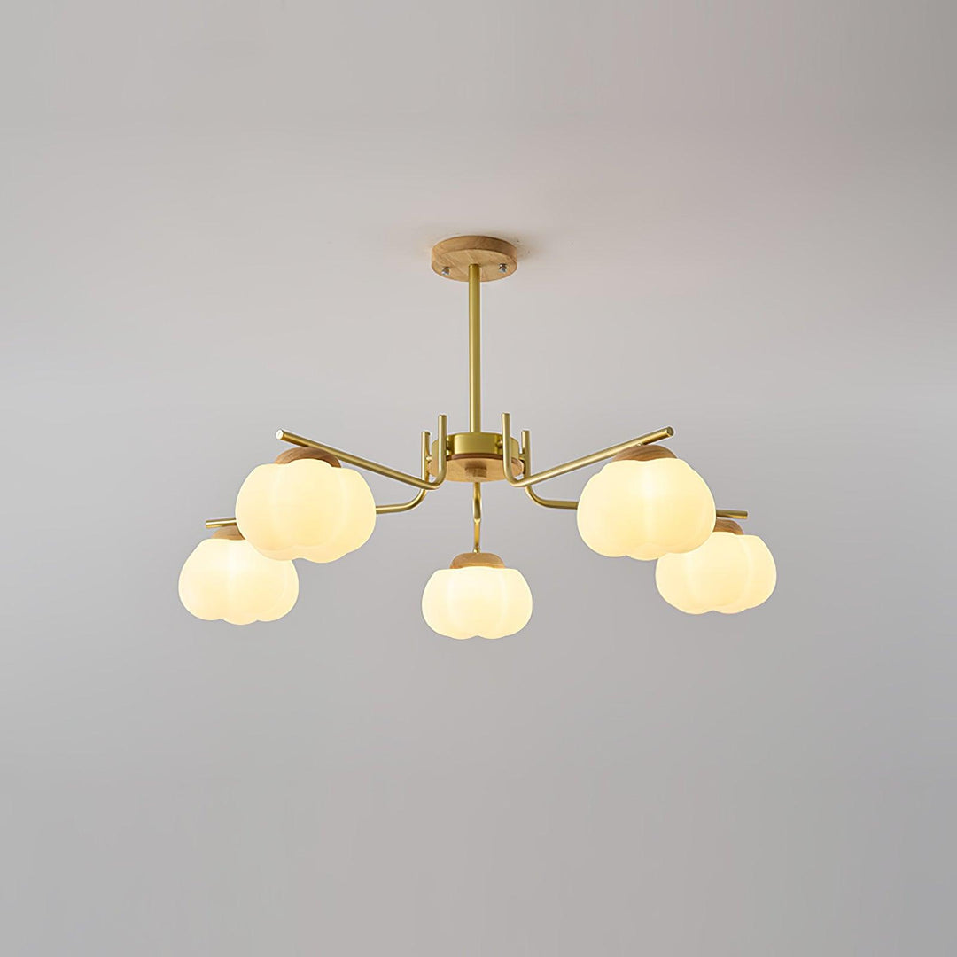 Plastic Cotton Balls Chandelier - Vakkerlight