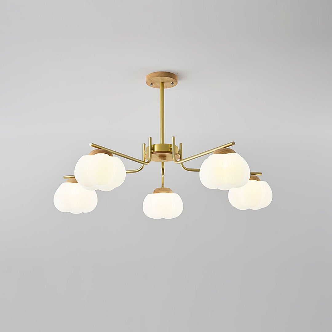 Plastic Cotton Balls Chandelier - Vakkerlight