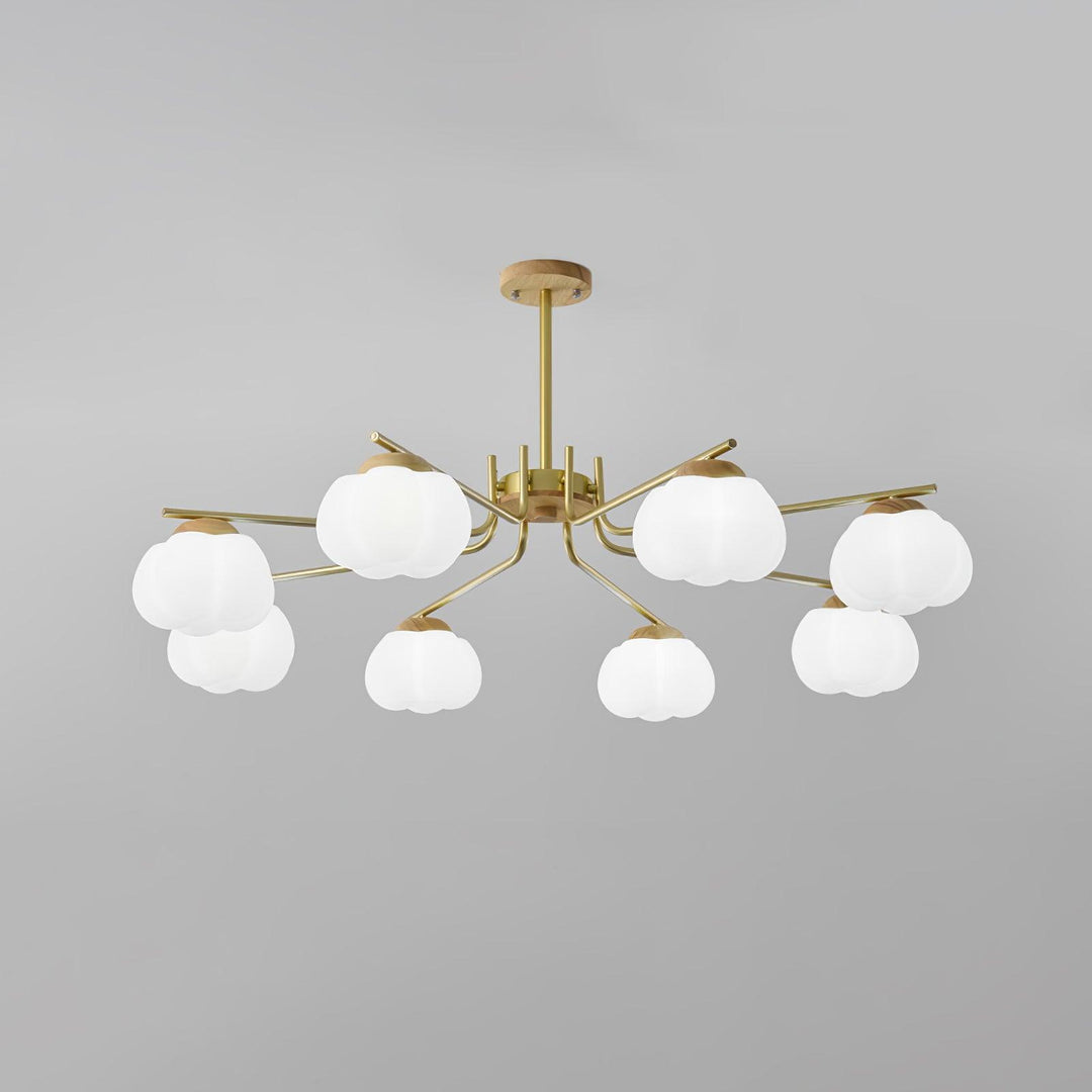 Plastic Cotton Balls Chandelier - Vakkerlight