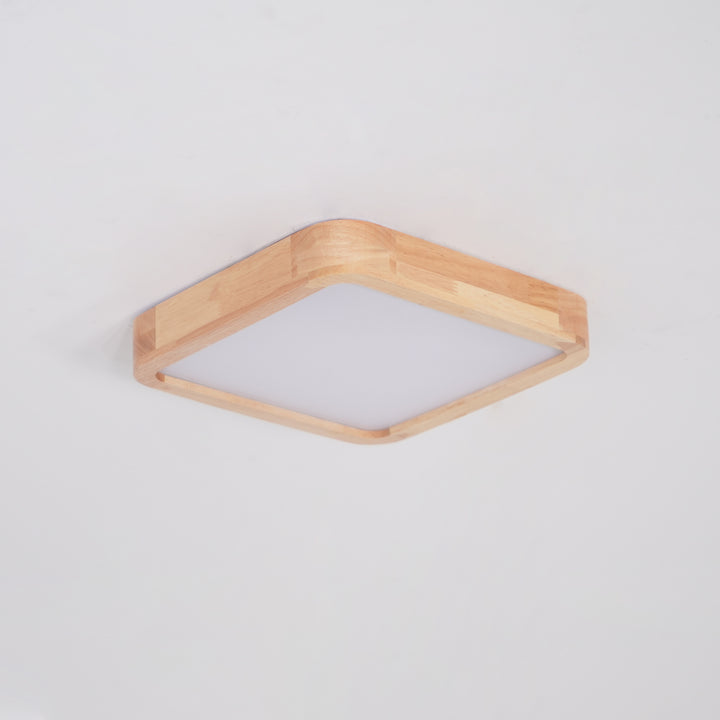 Wooden Geometric Ceiling Light - Vakkerlight