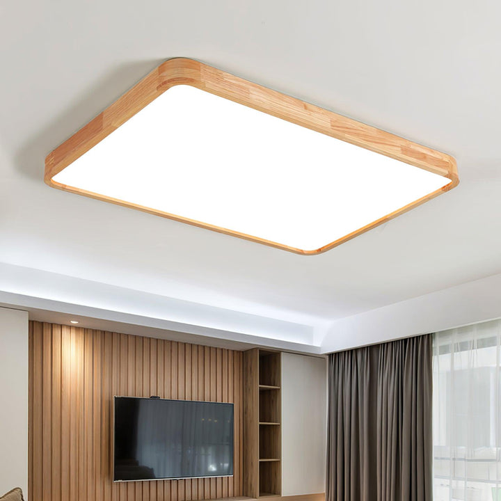 Wooden Geometric Ceiling Light - Vakkerlight