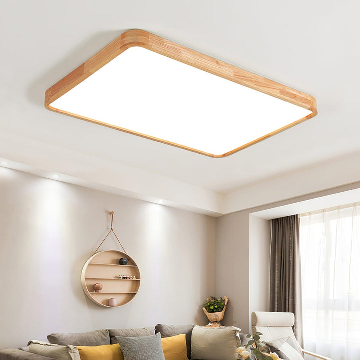 Wooden Geometric Ceiling Light - Vakkerlight