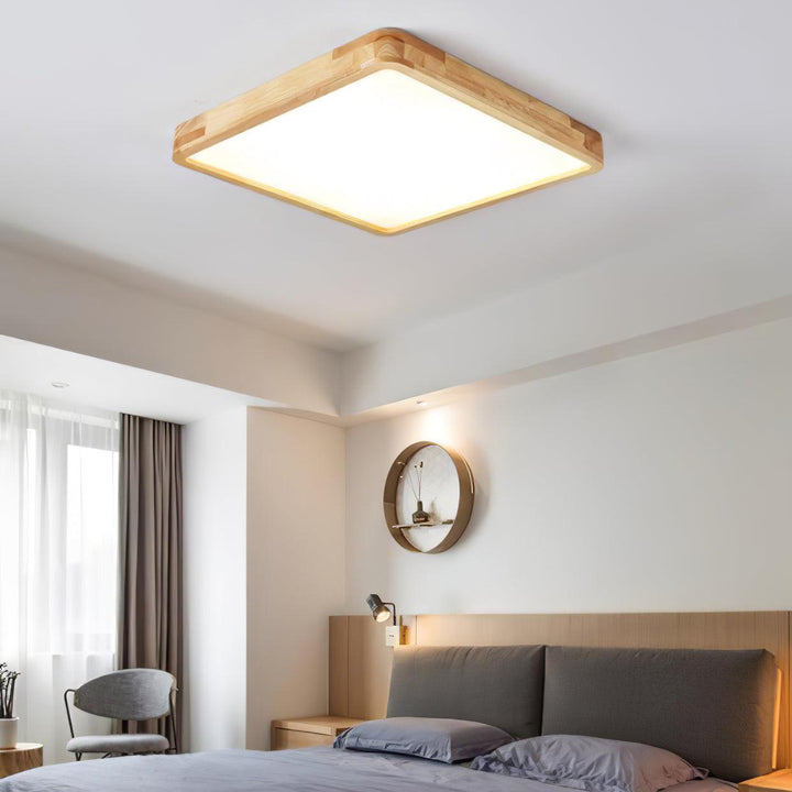 Wooden Geometric Ceiling Light - Vakkerlight