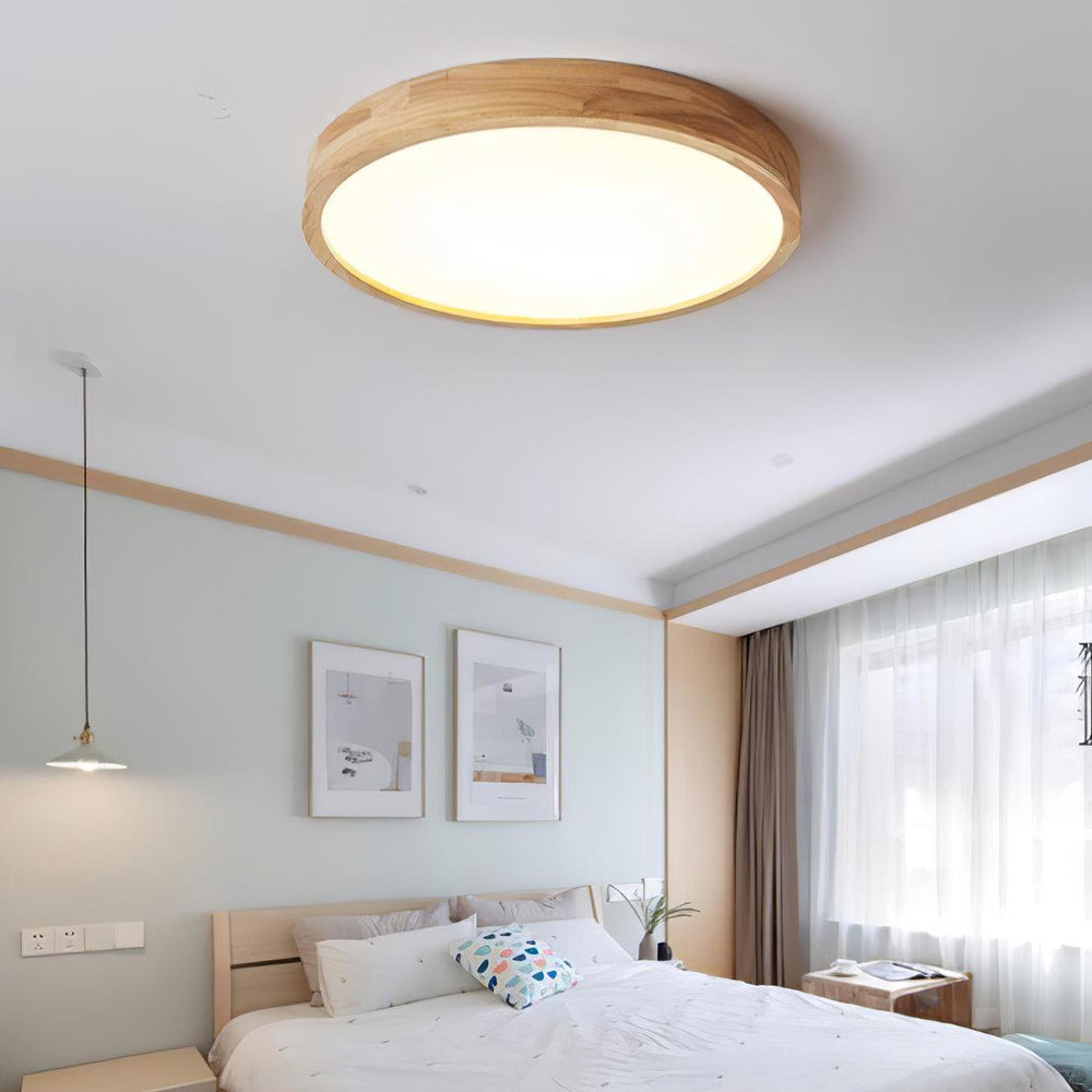 Wooden Geometric Ceiling Light - Vakkerlight