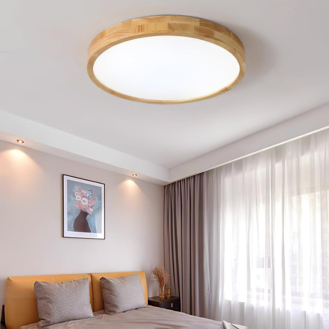 Wooden Geometric Ceiling Light - Vakkerlight