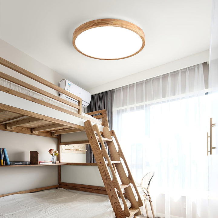 Wooden Geometric Ceiling Light - Vakkerlight