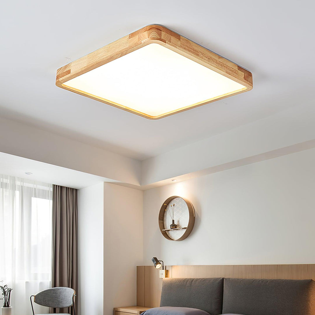 Wooden Geometric Ceiling Light - Vakkerlight