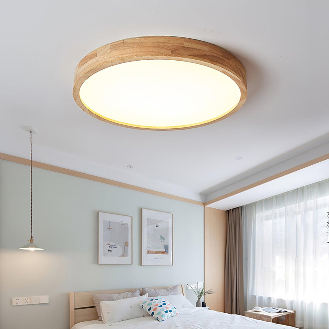 Wooden Geometric Ceiling Light - Vakkerlight