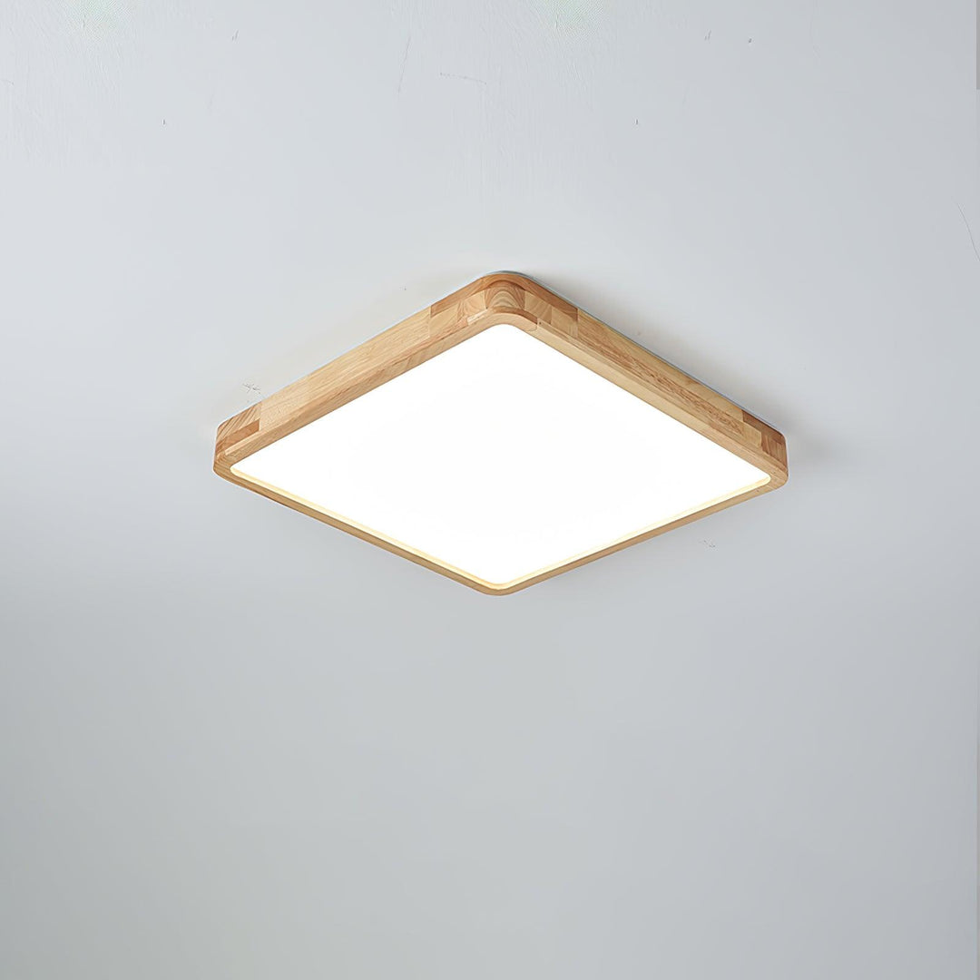 Wooden Geometric Ceiling Light - Vakkerlight