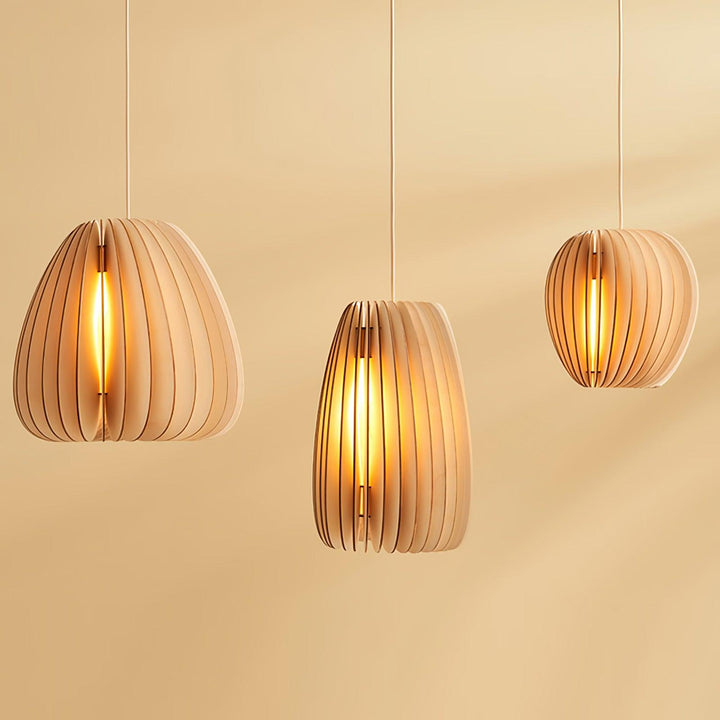 Wooden Orb Pendant Lamp - Vakkerlight