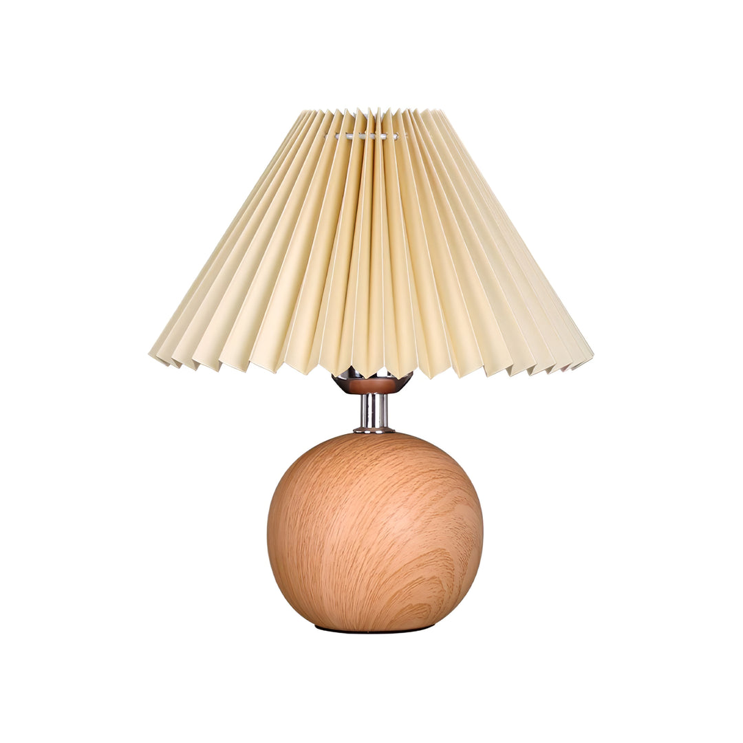 Wooden Pleated Table Lamp - Vakkerlight