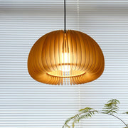 Houten Pompoen Hanglamp
