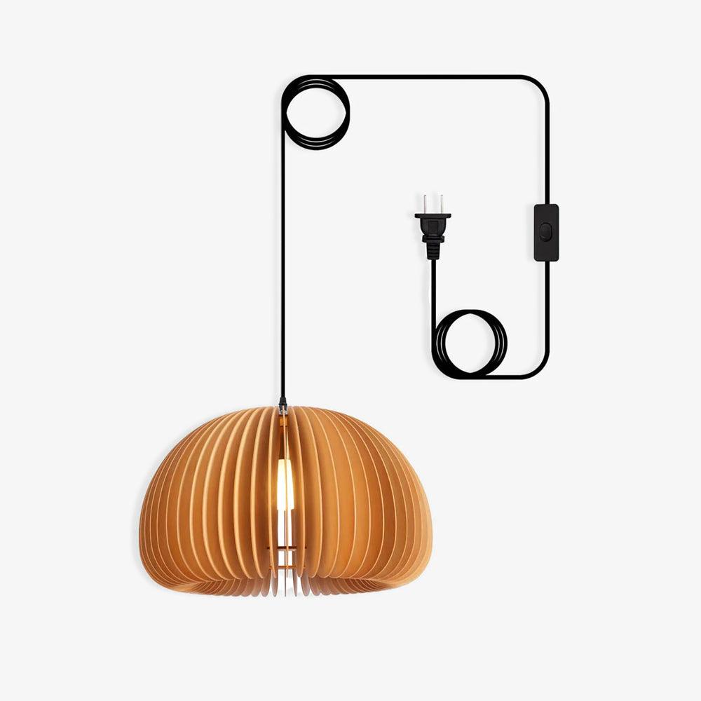 Wooden Pumpkin Swag Lights - Vakkerlight